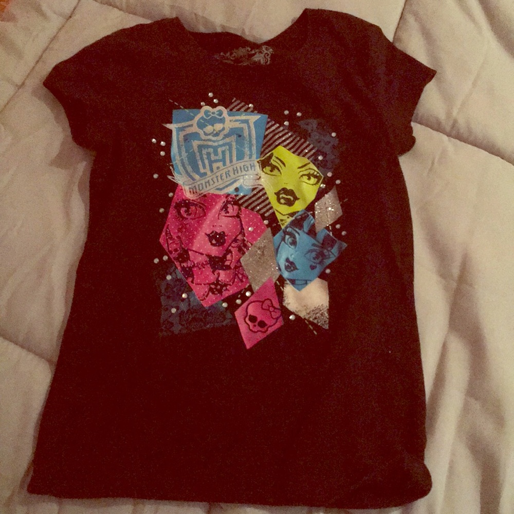 Justice monster high girls small shirt (cotton)